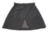 Alice And Olivia Alice + Olivia Ericka Overlap Mini Skirt In Black Polyester In Black