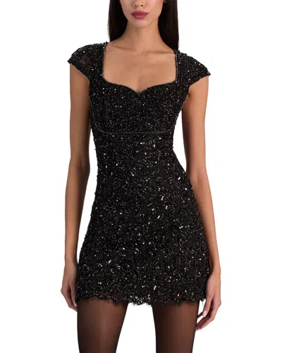 Alice And Olivia Alice + Olivia Eve Dress In Black
