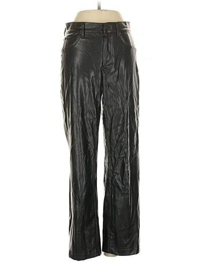 Pre-owned Alice And Olivia Alice + Olivia Faux Leather Pants In Black
