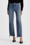 Alice And Olivia Alice + Olivia Fierce Slim Straight Leg Jeans In Blue