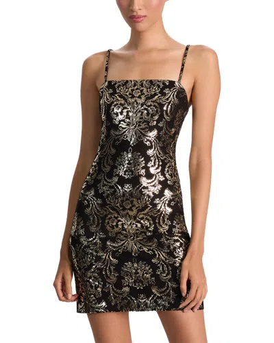 Alice And Olivia Alice + Olivia Fifi Mini Dress In Black
