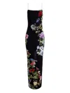 Alice And Olivia Fifi Maxi Dress In Black