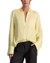 Alice And Olivia Finely Oversized Striped Shirt In White