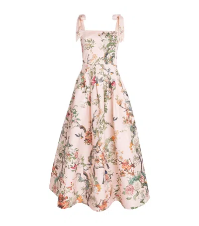 Alice And Olivia Alice+olivia Floral Hana Maxi Dress In Multi