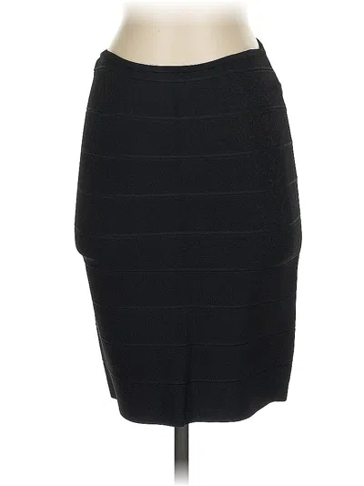 Pre-owned Alice And Olivia Alice + Olivia Formal Skirt In Black