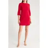 Alice And Olivia Gem Shift Dress In Red