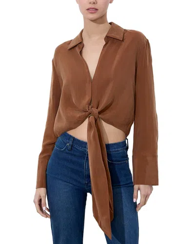 Alice And Olivia Alice + Olivia Hannon Tie Front