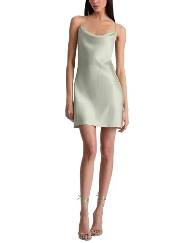 Alice And Olivia Alice + Olivia Harmony Cowl Back Slip Dress In Green