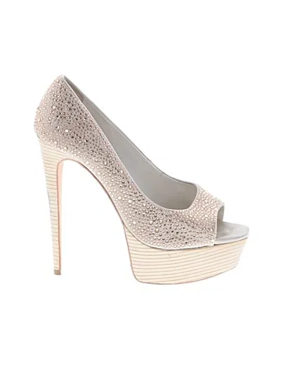 Pre-owned Alice And Olivia Alice + Olivia Heels In Brown