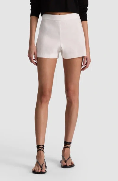 Alice And Olivia Hera Linen Short In Neutral