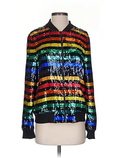 Pre-owned Alice And Olivia Alice + Olivia Jacket In Black