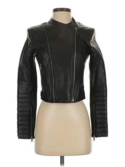 Pre-owned Alice And Olivia Alice + Olivia Jacket In Black
