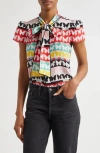 Alice And Olivia Jeannie Button Down