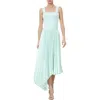 Alice And Olivia Jenara Midi Skirt In Sea Spray