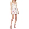 Alice And Olivia Julietta Slip Mini Dress In Sweet Nothings