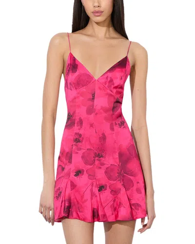 Alice And Olivia Alice + Olivia Julietta Slip Mini Dress In Pink