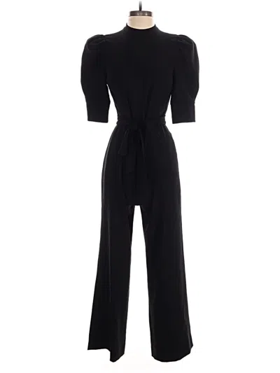 Pre-owned Alice And Olivia Alice + Olivia Jumpsuit In Black