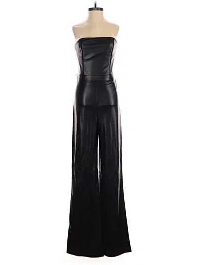 Pre-owned Alice And Olivia Alice + Olivia Jumpsuit In Black