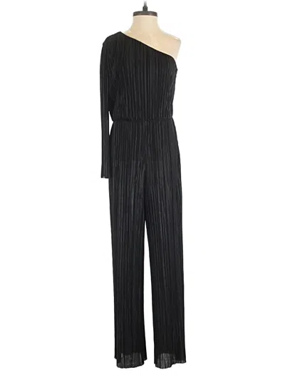 Pre-owned Alice And Olivia Alice + Olivia Jumpsuit In Black