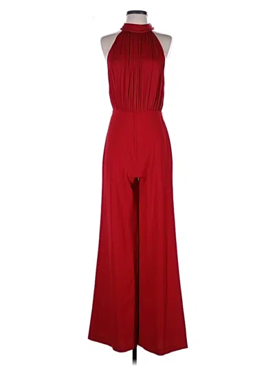 Alice And Olivia Alice + Olivia Jumpsuit In Red