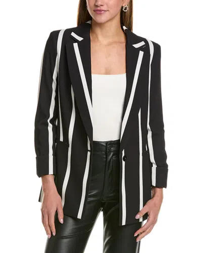 Alice And Olivia Alice + Olivia Justin Rolled Cuff Blazer In Black