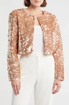 Alice And Olivia Alice + Olivia Kidman Sequin Crop Jacket