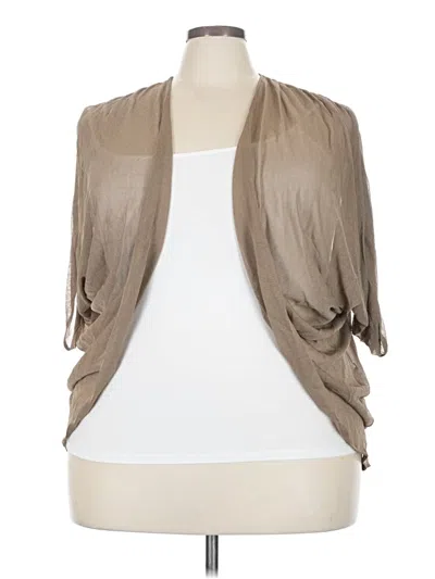 Pre-owned Alice And Olivia Alice + Olivia Kimono In Brown