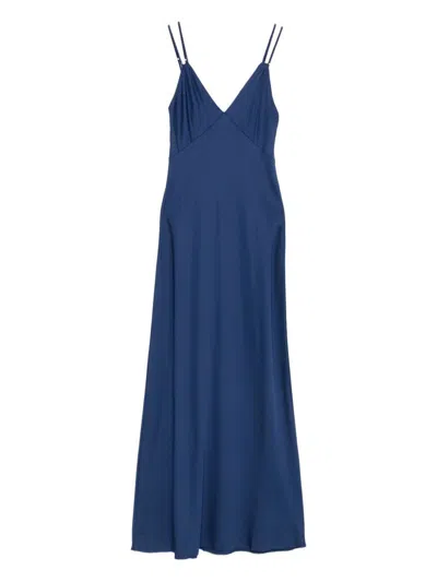 Alice And Olivia Alice + Olivia Kiro Maxi Dress In Blue