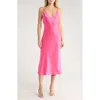 Alice And Olivia Alice + Olivia Kiro Satin Slipdress In Pink