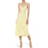 Alice And Olivia Kiro Slip Dress In Butter