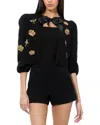 Alice And Olivia Kitty Bee Cardigan
