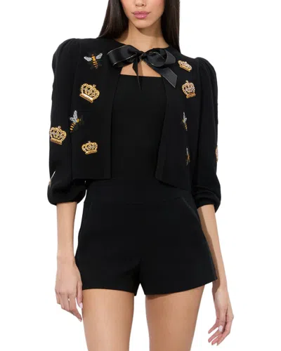 Alice And Olivia Alice + Olivia Kitty Wool-blend Cardigan