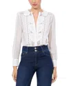 Alice And Olivia Alice + Olivia Kurt Silk-blend Blouse
