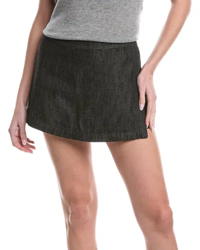 Alice And Olivia Alice + Olivia Lakelyn Denim Skort In Grey