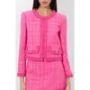 Alice And Olivia Landon Jacket In Pink