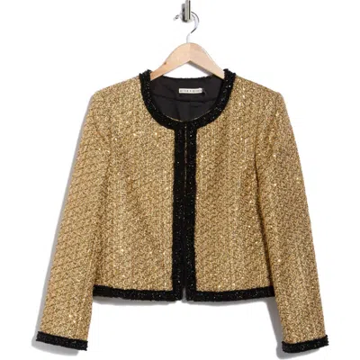 ALICE AND OLIVIA ALICE + OLIVIA LANDON CROPPED BOXY JACKET