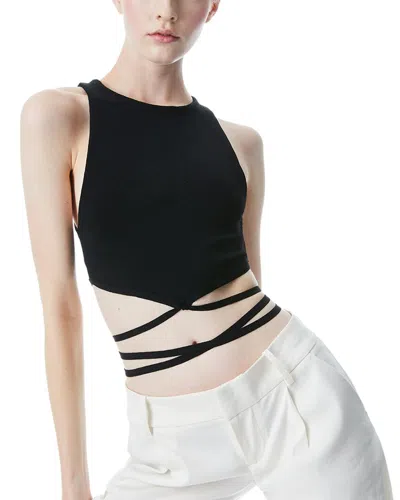 ALICE AND OLIVIA ALICE + OLIVIA LATIA TIE WAIST KNIT TANK