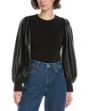 Alice And Olivia Alice + Olivia Latoria Top In Black