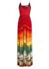 Alice And Olivia Alice + Olivia Lauren Printed Chiffon Maxi Dress