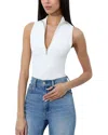 Alice And Olivia Leighton Reversible Mock Neck Jacket