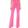 Alice And Olivia Livi Mid-rise Pants In Wild Pink