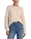 Alice And Olivia Colin Relaxed Raglan Crewneck In Neutral