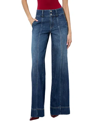 ALICE AND OLIVIA ALICE + OLIVIA MAME HIGH-RISE WIDE LEG JEAN