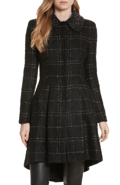Alice And Olivia Alice + Olivia Marcia Embellished Peter Pan Collar Coat