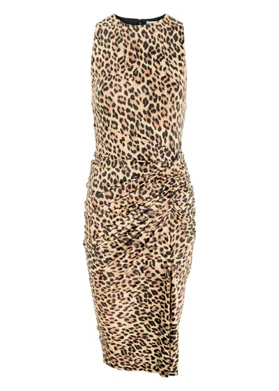 Alice And Olivia Alice + Olivia Mardell Leopard-print Stretch-jersey Midi Dress
