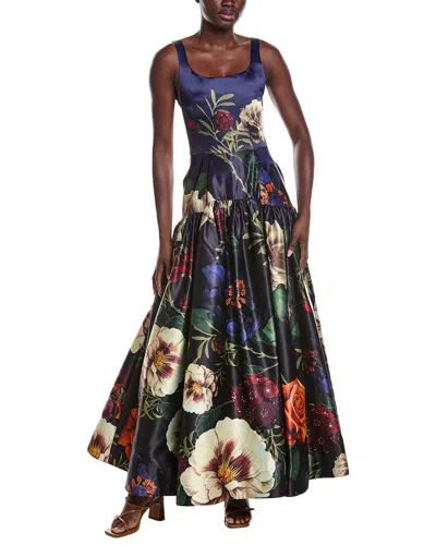 Alice And Olivia Alice + Olivia Maxine Gown In Multi