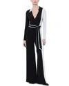 Alice And Olivia Melinda Colorblock Wide Leg Wrap Jean