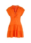 Alice And Olivia Mila Dress In Orange