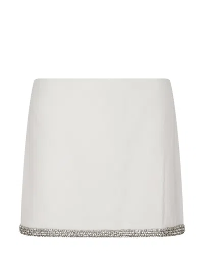 Alice And Olivia Alice+olivia Mini Skirt In White