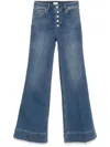 Alice And Olivia Alice + Olivia Missa Denim Cotton Jeans In Blue
